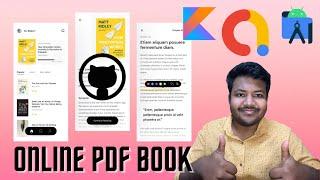 Pdf book app with google ads Source code | Book app using pdf Tutorial| Android studio| Kotlin| Java