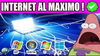 Como acelerar tu internet un 500% mas Veloz sin programas// Tutorial parte 1