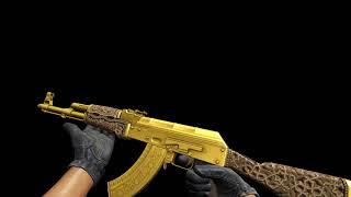 CSGO | AK-47 | Gold Arabesque | The 2021 Dust 2 Collection