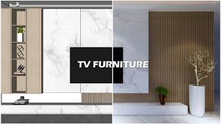 How to make tv cabinet with 3D Sketchup