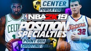 BEST POSITION IN NBA 2K19 FOR EVERY ARCHETYPE (GUARDS & CENTERS) + PLAYER BUILDS & AFFECT ON BADGES