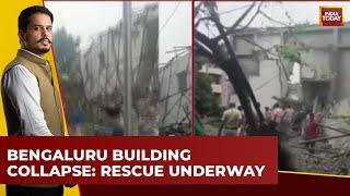 Bengaluru Building Collapse: 1 Dead, 14 Trapped Amid Heavy Rainfall | 5ive Live | Shiv Aroor