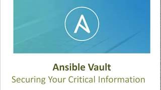 DevOps | Automation | Ansible Vault | Securing Your Critical Information