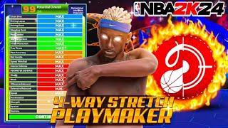 NEW BEST STRETCH BUILD is a DEMIGOD in NBA 2K24! BEST STRETCH CENTER BUILD is OVERPOWERED NBA2K24!