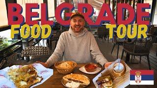 Trying SERBIAN food in BELGRADE  | Serbian food tour | Travel vlog 2024