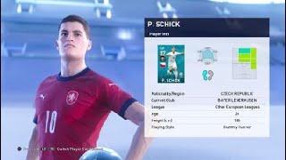 Welcome Patrik Schick the most beautiful goal owner of Euro 2020 eFootball PES 2021