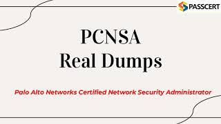 Studying PCNSA Real Dumps To Get your PCNSA Certification