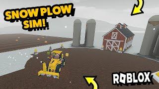 I Unlocked the FIRST Rebirth Area in Roblox Snow Plow Simulator!! 