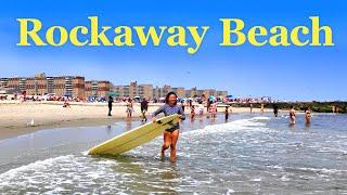 Rockaway Beach Day Trip, Boardwalk, The Rockaway Hotel [4K]