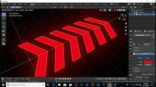 Blender 2.81- arrow sign animation