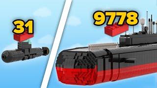 LEGO Submarines in Different Scales | Comparison