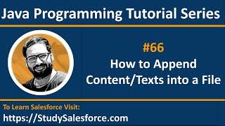 66 Java | How to append content or text into a file using java program | by Sanjay Gupta