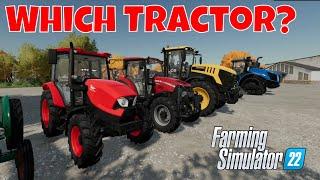 SO MANY TRACTORS!  How do you pick a good tractor? | A Farming Simulator 22 Noob Guide