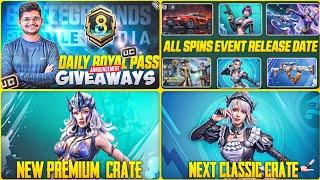 NEXT PREMIUM CRATE | NEXT CLASSIC CRATE | BGMI/PUBG 3.3 UPDATE ALL EVENTS RELEASE DATE