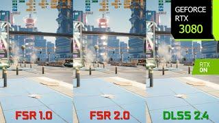Cyberpunk 2077 FSR 2.0 Mod | 1440p FSR 1.0 vs FSR 2.0 vs DLSS 2.4 Comparison | RTX 3080 | i7 10700F