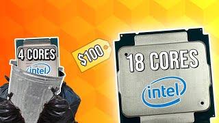 18 Cores for $100, But What's The CATCH? | Budget Xeons Compared