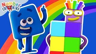 Counting Rainbows with Numberblocks! | Learn colours and counting | @LearningBlocks