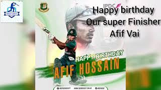 Happy birthday Afif