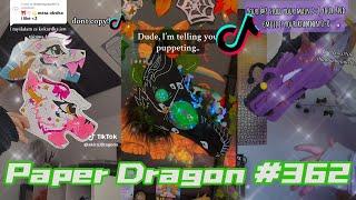 Dragon Puppet Crafts - Paper Dragon TikTok Compilation #362