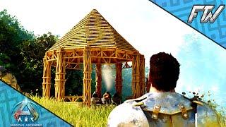 Building My First Ever Base In AsA!! - Ark Survival Ascended
