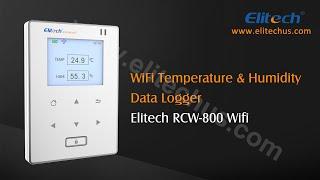 Elitech RCW-800 WiFi Smart Wireless Temperature and Humidity Data Logger