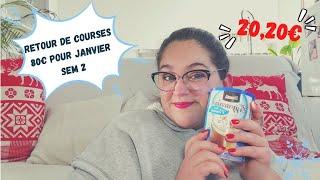 retour de courses janvier sem 2