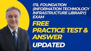 ITIL v4 Foundation Information Technology Infrastructure Library Exam Free Practice Questions