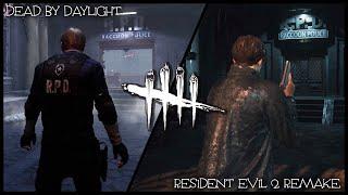 Dead by Daylight vs Resident Evil 2 Remake - Raccoon City Police Department Comparison