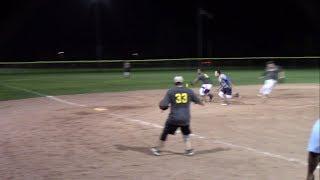 Men's Playoff Softball Game - NBC Sports vs Damage, Inc - August 29, 2019