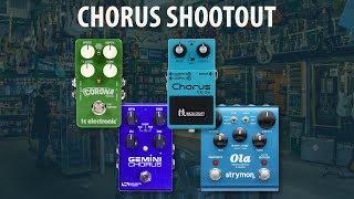 Chorus Pedal Shoot Out - TC Electronic Corona vs Source Audio Gemini vs Boss CE-2w vs Strymon Ola