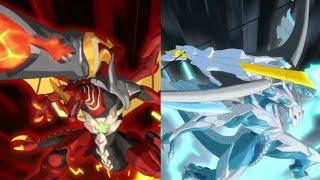 Bakugan Baku-girs Drago and Sairus