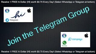 Telegram mobile & WhatsApp mobile - hi Dollar (HI) Tutorials