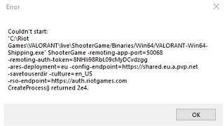Valorant won't Start ? How To Fix Couldn't Start Error