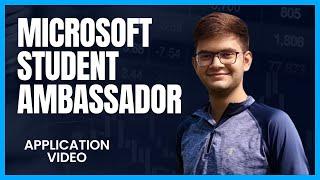 SELECTED || Microsoft Learn Student Ambassador Application Video || Welcome