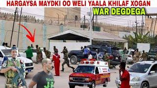 DEGDEG:DAAWO HARGAYSA OO HADA MAYDKI ASKARIGA LASYKU HAYSTO|SOMALIA OO HADA AMARA CULUS SOO SAARTAY