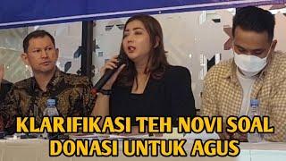 LIVE! KLARIFIKASI TEH NOVI SOAL DONASI AGUS.