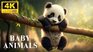 The Most Cute Young Wild Animals On Earth With Relaxing Music, Beautiful Relaxing Music