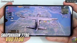 Vivo T1 5G test game PUBG Mobile