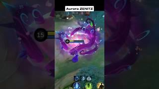 Aurora ZENITZ "Evil Quin" skin so scary #mlbbnewskin   #mobilelegends #mlbb