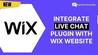 Integrate live chat plugin with WIX Website