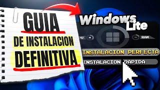 Como se INSTALA Windows 10 MiniOS LTSC Correctamente / GUIA COMPLETA