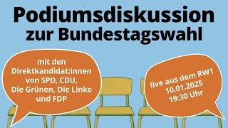 Podiumsdiskussion zur Bundestagswahl