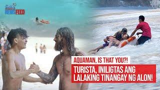 Aquaman, is that you?! Turista, iniligtas ang lalaking tinangay ng alon! | GMA Integrated Newsfeed