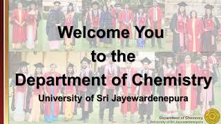 Department of Chemistry FAS - University of Sri Jayewardenepura