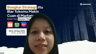 Webinar Digifolium #21: Bongkar Strategi Jitu Biar Tokomu Makin Cuan di Marketplace!