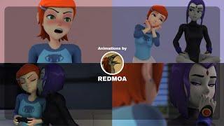 Gwen & Raven Animations [by. Redmoa]