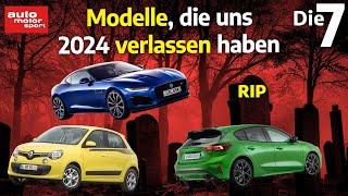 Goodbye! These models will be leaving us in 2024 | auto motor und sport