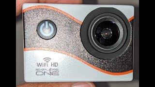 Explore One Action Costco HD  Camera Setup and Footage