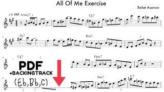 All Of Me - Solo Jazz Sample for Alto Saxophone