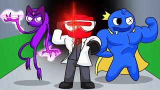 RAINBOW FRIENDS, But They're SUPERHEROES?! (Cartoon Animation)